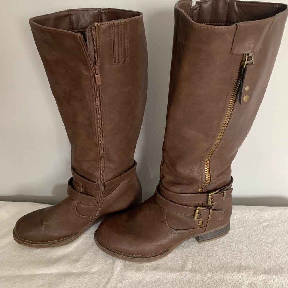 Kadi Maya Brown Leather women’s boots